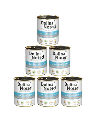 DOLINA NOTECI Premium Bogata W Jagnięcinę 6x800g