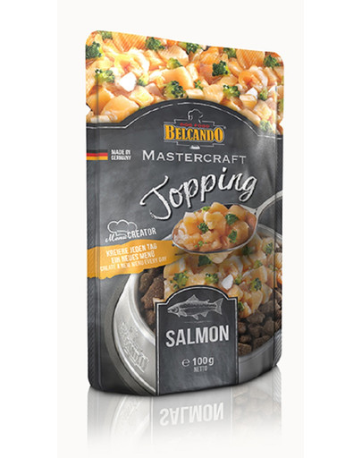 BELCANDO Mastercraft Topping Łosoś z Brokułami 24x100 g
