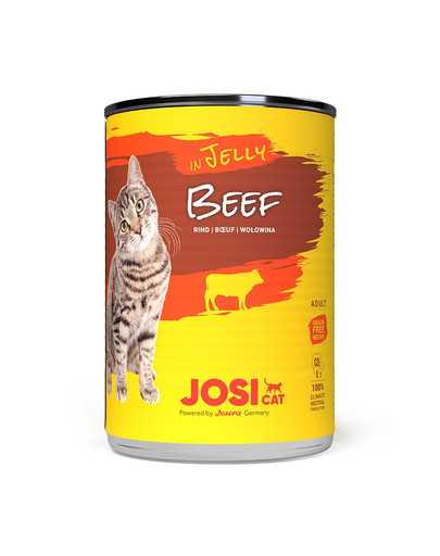 JOSERA JosiCat Wołowina w galaretce 400g dla dorosłego kotaw galaretce 400g dla dorosłego kota