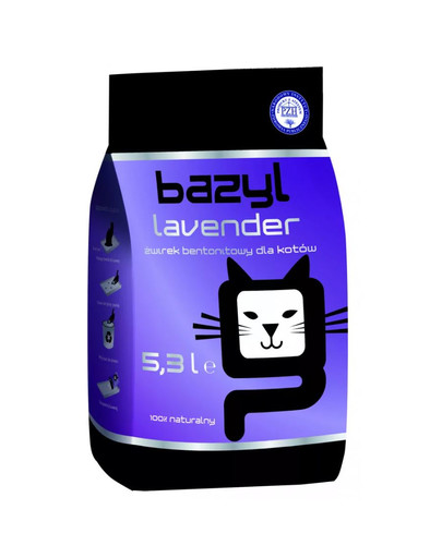 Lavender Premium 5,3L żwirek benitowy dla kotów