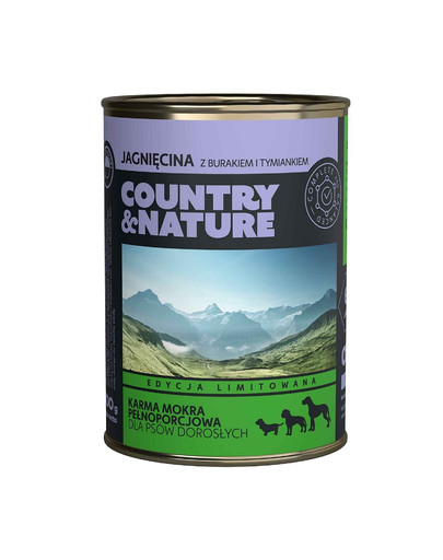 Bezzbożowa karma jagnięcina 400 g
