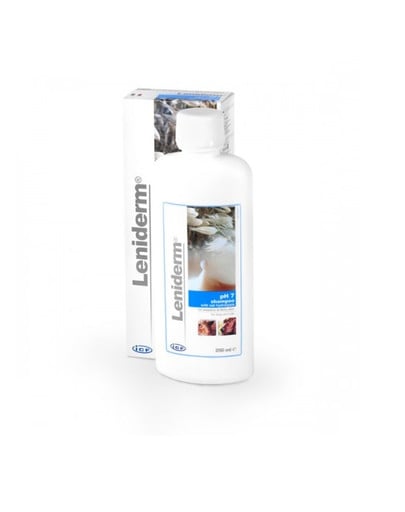 Leniderm Shampoo 250ml do wrażliwej i podrażnionej skóry dla psów i kotów