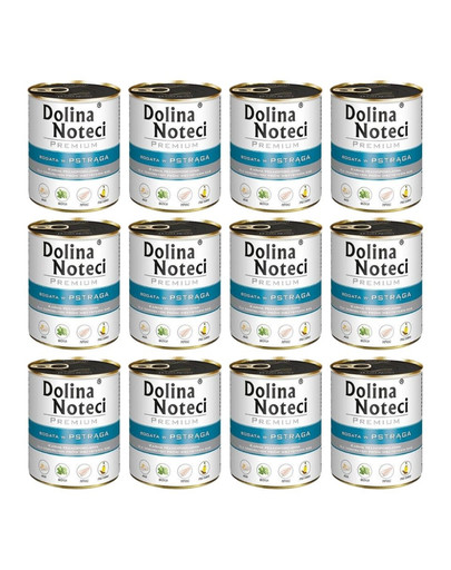 DOLINA NOTECI Premium Bogata W Pstrąga 12x800g
