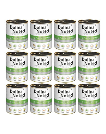 DOLINA NOTECI Premium Bogata W Dziczyznę 12x800g