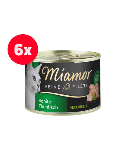 MIAMOR Feline Filets Naturell w sosie własnym 6x156 g dla dorosłych kotów