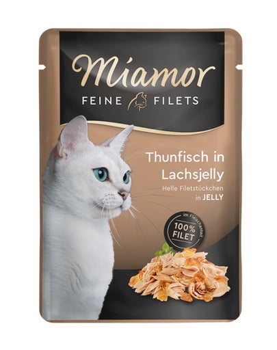 MIAMOR Feline Filets saszetka w galaretce 6x100 g dla dorosłych kotów