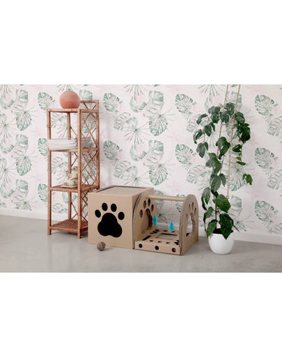 CARTON+ PETS Domek z drapakiem dla kota Netti