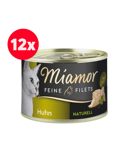 MIAMOR Feline Filets Naturell w sosie własnym 12x156 g dla dorosłych kotów