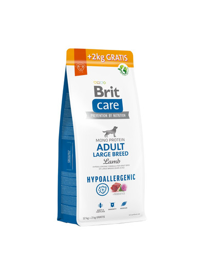 Care Hypoallergenic Adult Large Breed z jagnięciną 12+2 kg GRATIS