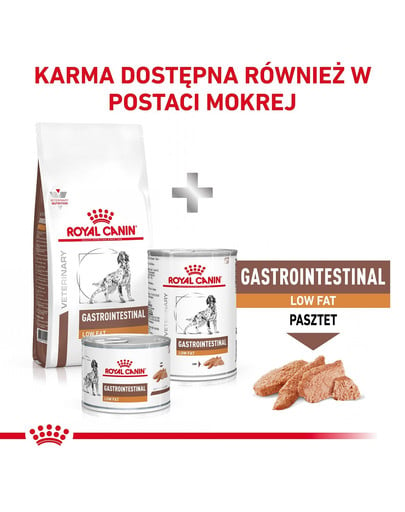 ROYAL CANIN Dog gastro intestinal low fat 6 kg sucha karma o obniżonej zawartości tłuszczu dla psów z zaburzeniami żołądkowo-jelitowymi