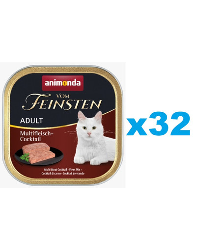 ANIMONDA Vom Feinsten Adult multi koktajl mięsny 32x100 g