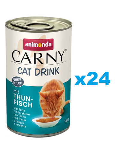 ANIMONDA Carny Cat Drink with Tuna 24x140 ml z tuńczykiem