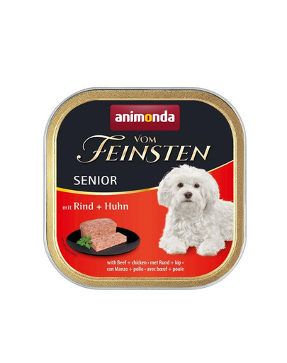 Vom Feinsten Senior with Beef&Chicken 150 g z wołowiną i kurczakiem dla starszych psów