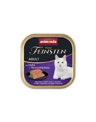 Vom Feinsten Adult kurczak i owoce morza 100 g