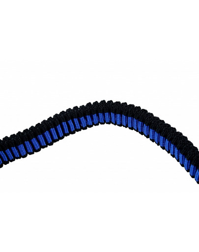 PET NOVA Smycz rozciągliwa BUNGEE niebieska 120-180 cm / 2,5 cm