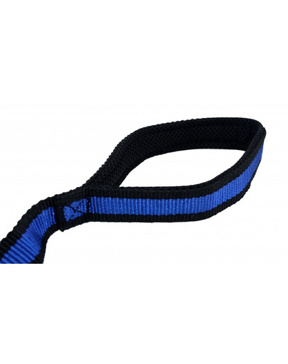 PET NOVA Smycz rozciągliwa BUNGEE niebieska 120-180 cm / 2,5 cm