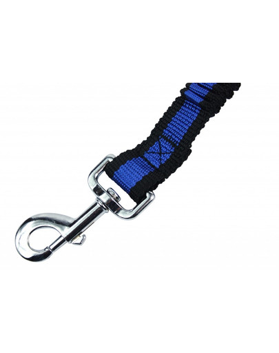 PET NOVA Smycz rozciągliwa BUNGEE niebieska 120-180 cm / 2,5 cm