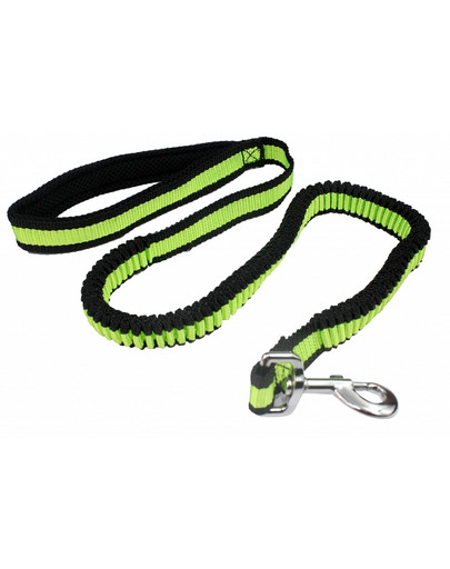 PET NOVA Smycz rozciągliwa BUNGEE żółta 120-180 cm / 2,5 cm