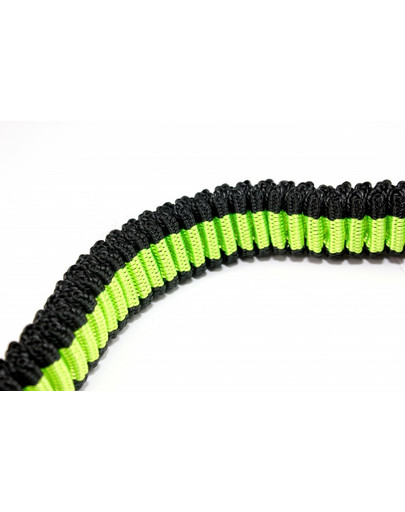 PET NOVA Smycz rozciągliwa BUNGEE żółta 120-180 cm / 2,5 cm