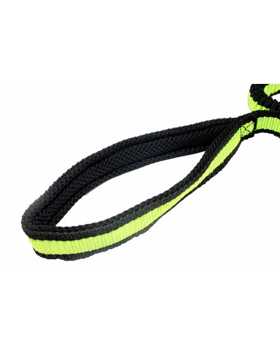 PET NOVA Smycz rozciągliwa BUNGEE żółta 120-180 cm / 2,5 cm
