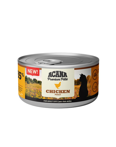 Premium Pate Chicken pasztet z kurczakiem dla kotów 8 x 85 g