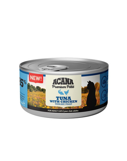 Premium Pate Tuna & Chicken pasztet z tuńczykiem i kurczakiem dla kotów 8 x 85 g