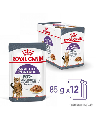 Appetite Control Gravy 12x85 g mokra karma dla dorosłych kotów z nadmiernym apetytem
