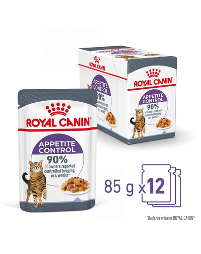 ROYAL CANIN Appetite Control Jelly 85 g mokra karma dla dorosłych kotów z nadmiernym apetytem