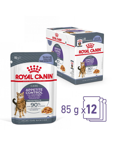 ROYAL CANIN Appetite Control Jelly 85 g mokra karma dla dorosłych kotów z nadmiernym apetytem