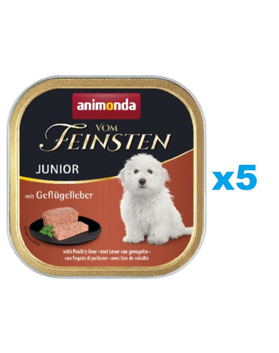 ANIMONDA Vom Feinsten Junior 5 x 150 g mokra karma dla szczeniąt