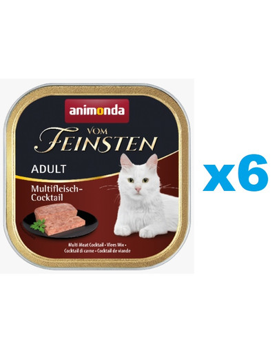 ANIMONDA Vom Feinsten Classic zestaw multi koktajl mięsny 6 x 100 g