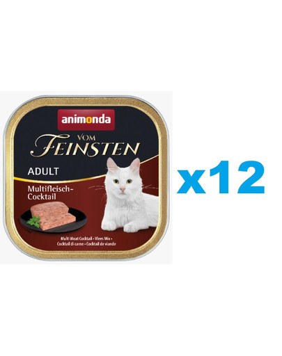 ANIMONDA Vom Feinsten Adult tacka 12 x 100 g mokra karma dla kota dorosłego