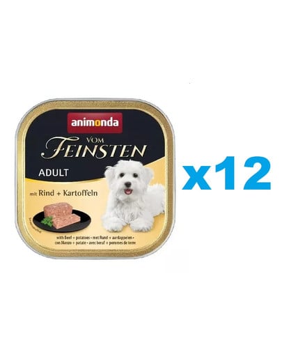 ANIMONDA Vom Feinsten Adult tacka 12x150 g mokra karma dla dorosłych psów