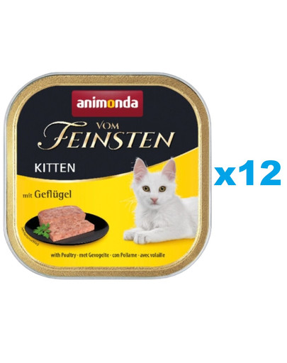 ANIMONDA Vom Feinsten Kitten tacka 12 x 100 g mokra karma dla kociąt