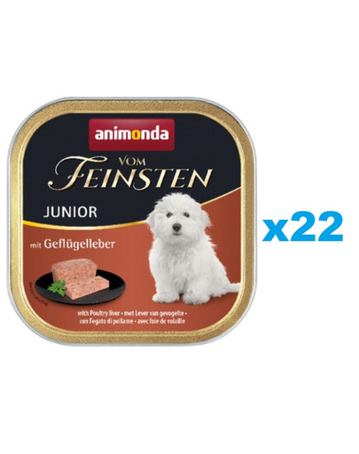 ANIMONDA Vom Feinsten Junior 22x150g mokra karma dla szczeniąt
