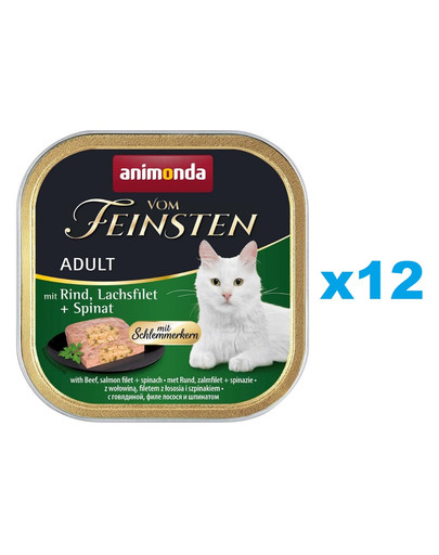 ANIMONDA Vom Feinsten Adult with Gourmet centre 12x100g pasztet dla kota dorosłego