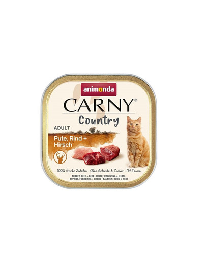 ANIMONDA Carny Country Adult tacka 100 g mokra karma dla dorosłych kotów