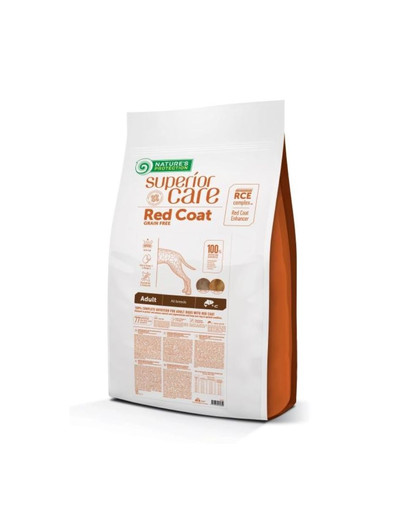 SUPERIOR CARE Red Coat Grain Free Salmon Adult All Breed 10 kg z łososiem dla dorosłych psów o czerwonej sierści