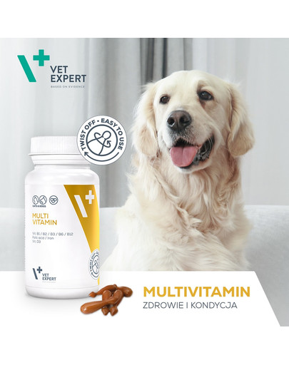 VET EXPERT Multivitamin Witalność Suplement diety dla psa i kota 30 kapsułek