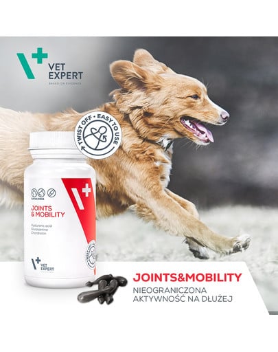 VET EXPERT Joints&Mobility Stawy i Mobilność Suplement diety dla psa i kota 30 kapsułek