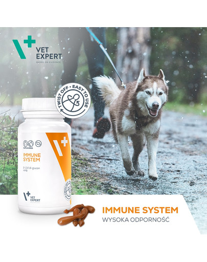 VET EXPERT Immune System Odporność Suplement diety dla psa i kota 30 kapsułek