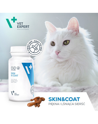 VETEXPERT Display 5x Skin&Coat suplementy na mocną sierść
