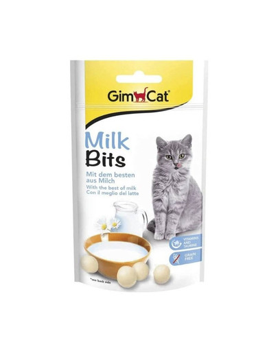 Tasty Tabs Milk Bits 40 g przysmak mleczny dla kotów