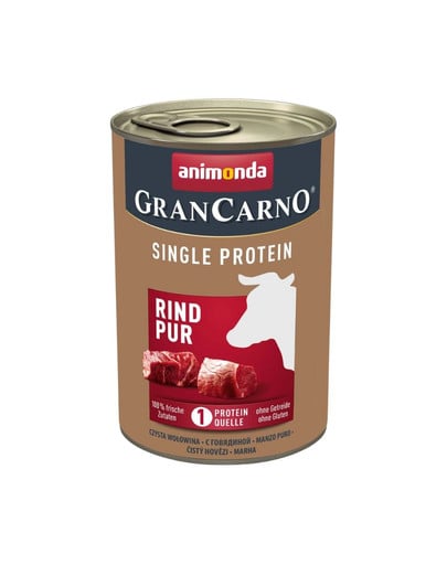 ANIMONDA GranCarno Single Protein Adult 400 g mokra karma dla dorosłych psów