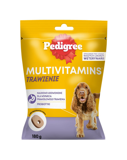 Multivitamins Trawienie karma uzupełniająca na trawienie dla dorosłych psów smak kurczaka 6x180 g