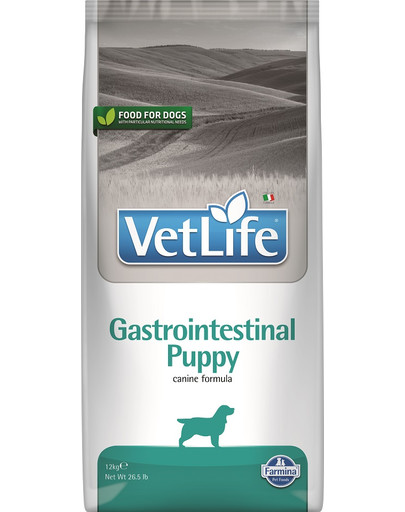 VetLife Dog Puppy Gastrointestinal Puppy karma dietetyczna dla szczeniąt 12 kg