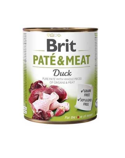 BRIT Pate&Meat puszka 800 g pasztet dla psów wszystkich ras