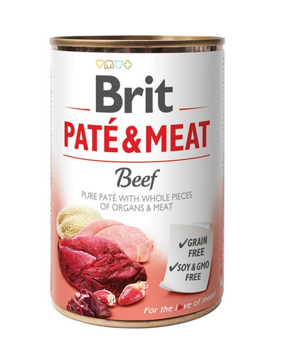 Pate&Meat beef 400 g pasztet z wołowiną dla psa