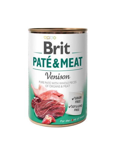 BRIT Pate&Meat puszka 400 g pasztet dla psów wszystkich ras