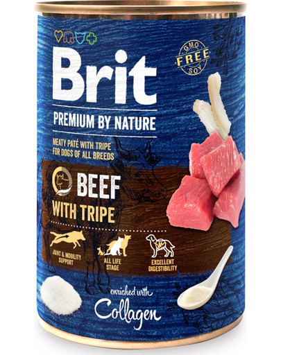 Premium by Nature Beef and tripes 400 g wołowina i podroby naturalna karma dla psa